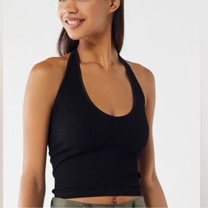 Urban Outfitters Black Halter Top